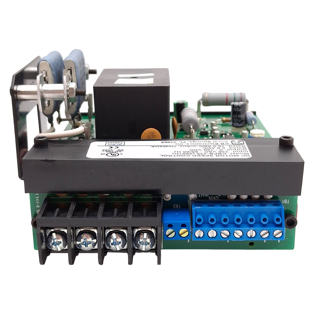 New KB Electronics KBPB-225 8901H DC Motor Speed Control, 0-180VDC 8A, 1-1/2HP