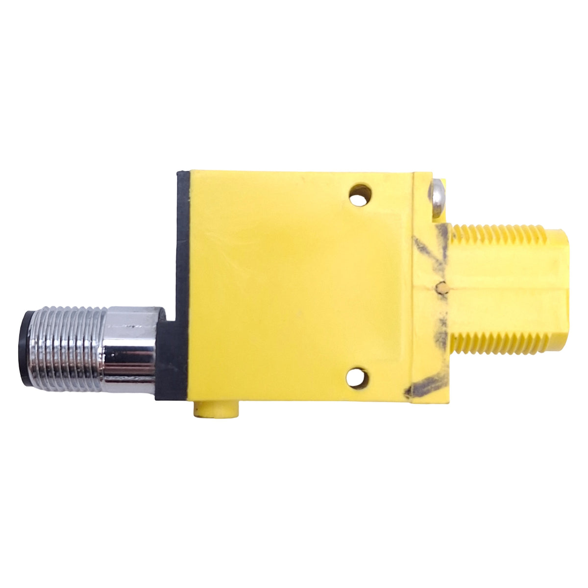 Used Banner SM312LVMHSQD Photoelectric Sensor NPN/PNP, 10-30VDC, 5m Range, 4-Pin M12