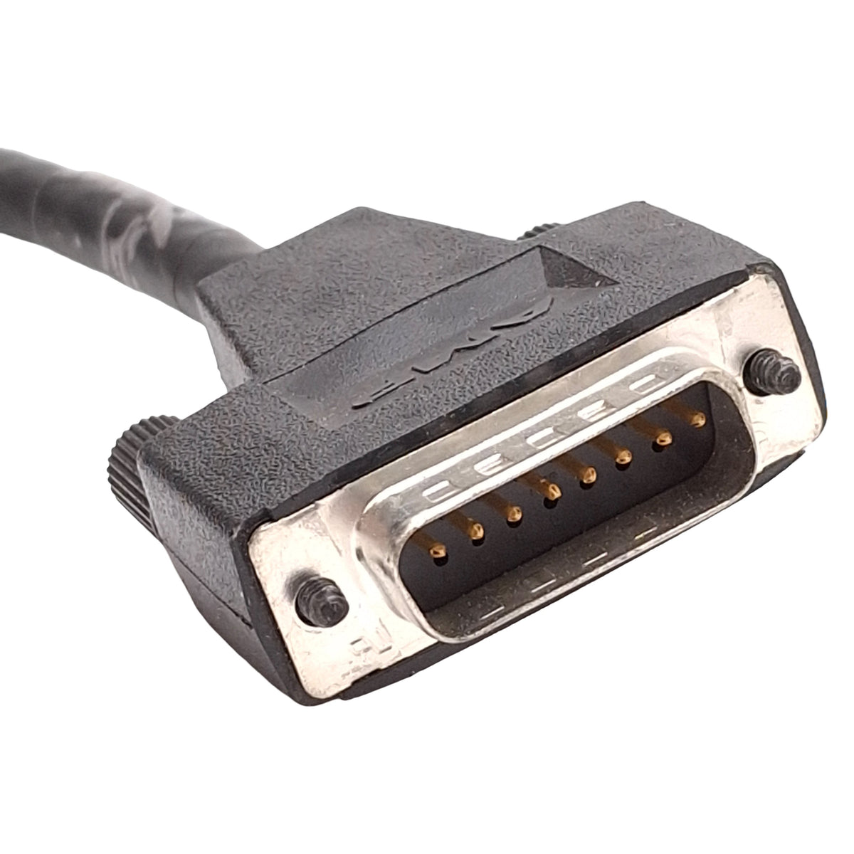 Used Molex 849090204 Industrial Ethernet Cable, Cat5e, 60VDC 2A, M12 8-Pin, DB15, 10m