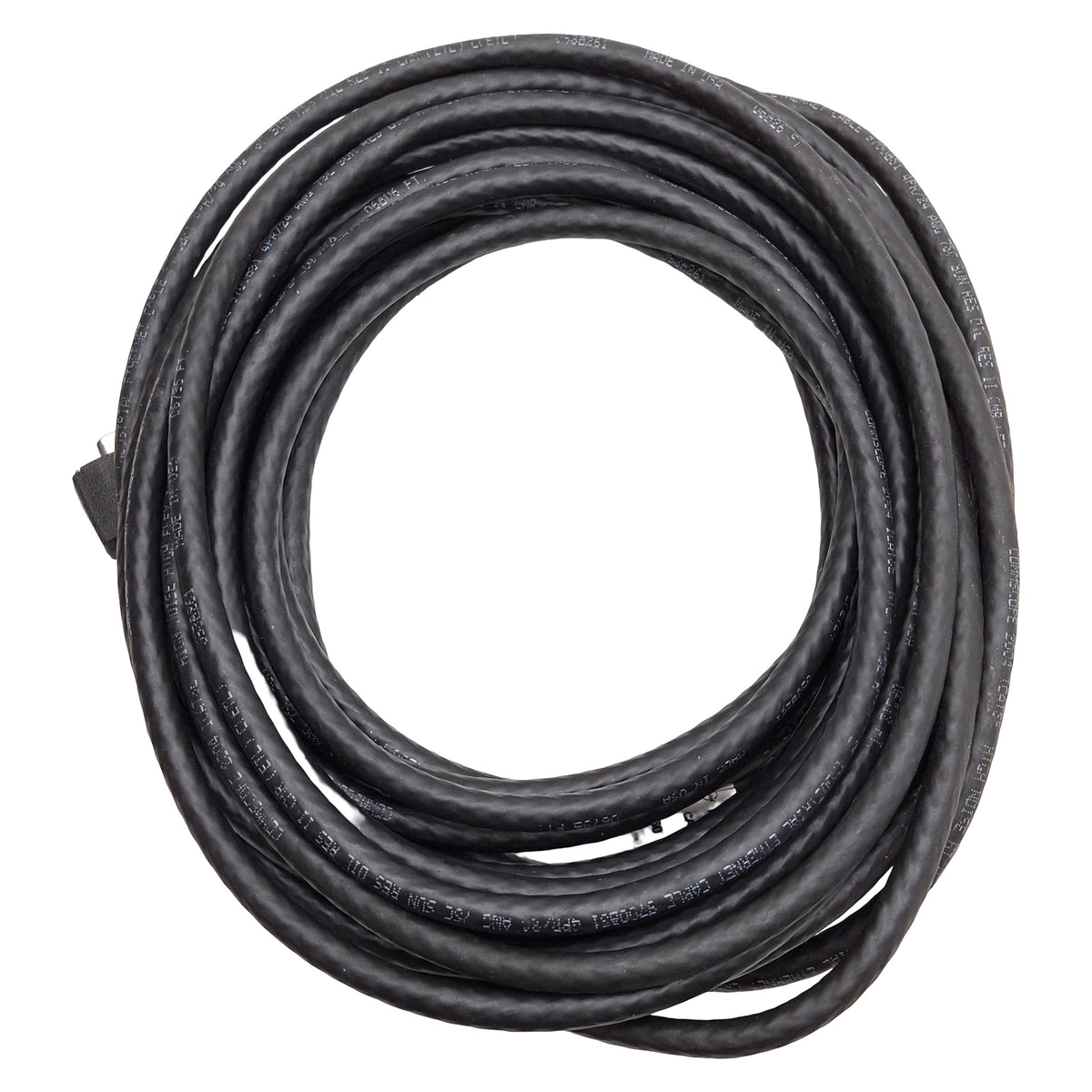 Used Molex 849090204 Industrial Ethernet Cable, Cat5e, 60VDC 2A, M12 8-Pin, DB15, 10m