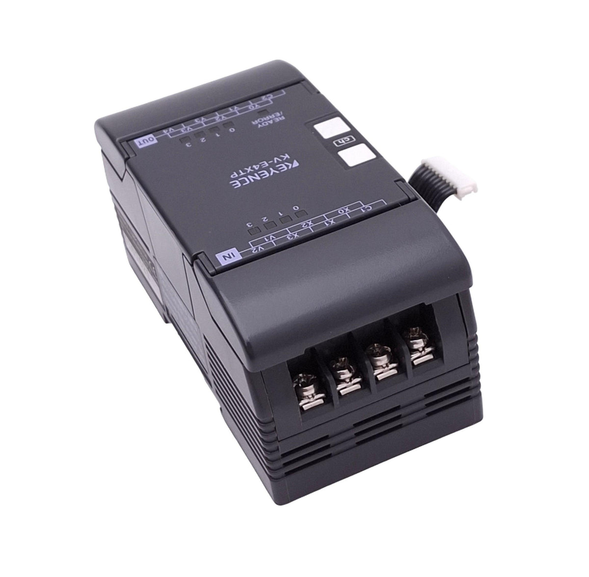 Used Keyence KV-E4XTP Visual KV Series I/O Module, 4DI, 4 Source/PNP Out, 24VDC
