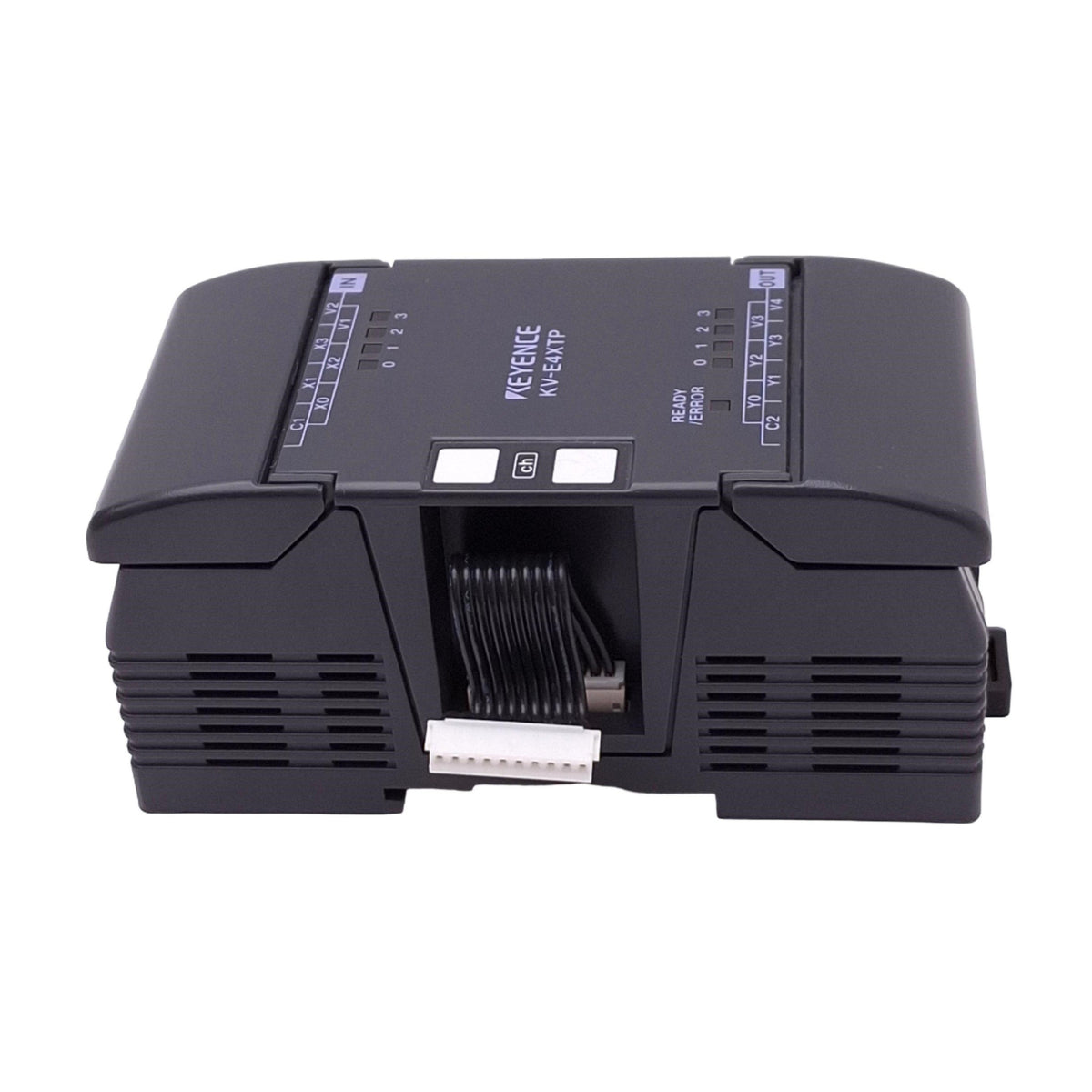 Used Keyence KV-E4XTP Visual KV Series I/O Module, 4DI, 4 Source/PNP Out, 24VDC