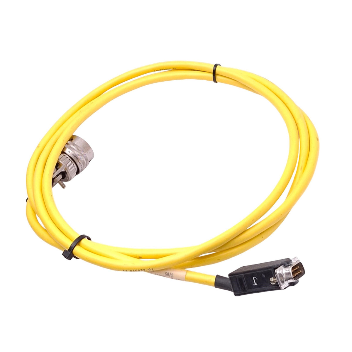 Used Parker 71-015886-7 Compumotor Motor Encoder Feedback Cable, MS Round 18-Pin, 7ft