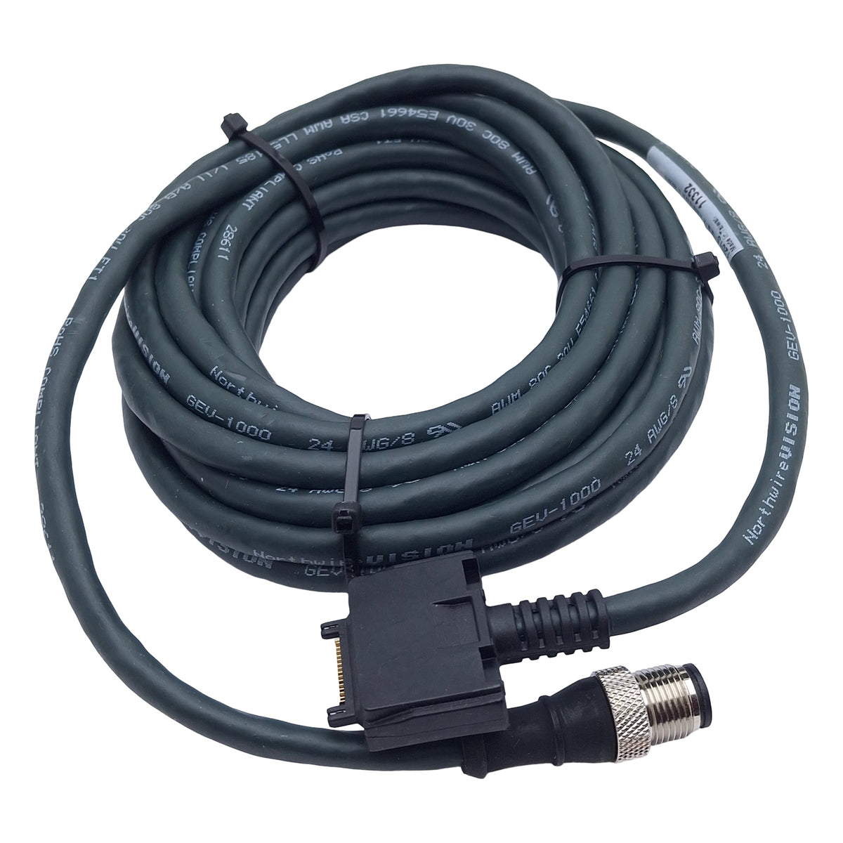 Used Banner IVURD-MX-815 Interconnect Cordset, 8-Pin M12 Male to Molex, 4.57m Length