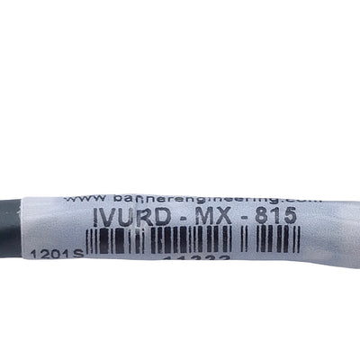 Used Banner IVURD-MX-815 Interconnect Cordset, 8-Pin M12 Male to Molex, 4.57m Length