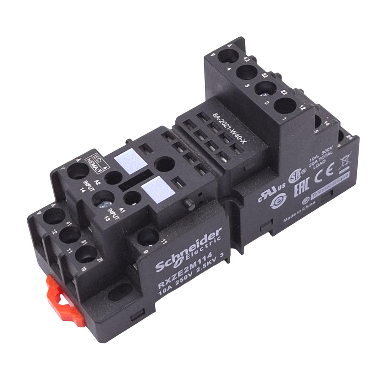 New – Open box Schneider Electric RXZE2M114 Harmony Plug-In Relay Socket, 14-Pin, 10A 250V