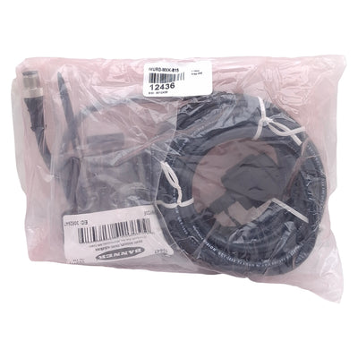 New Banner IVURD-MXK-815 Interconnect Cordset w/ Bracket, 8-Pin M12 Male to Molex 5m
