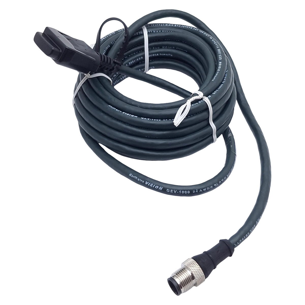 New Banner IVURD-MXK-815 Interconnect Cordset w/ Bracket, 8-Pin M12 Male to Molex 5m