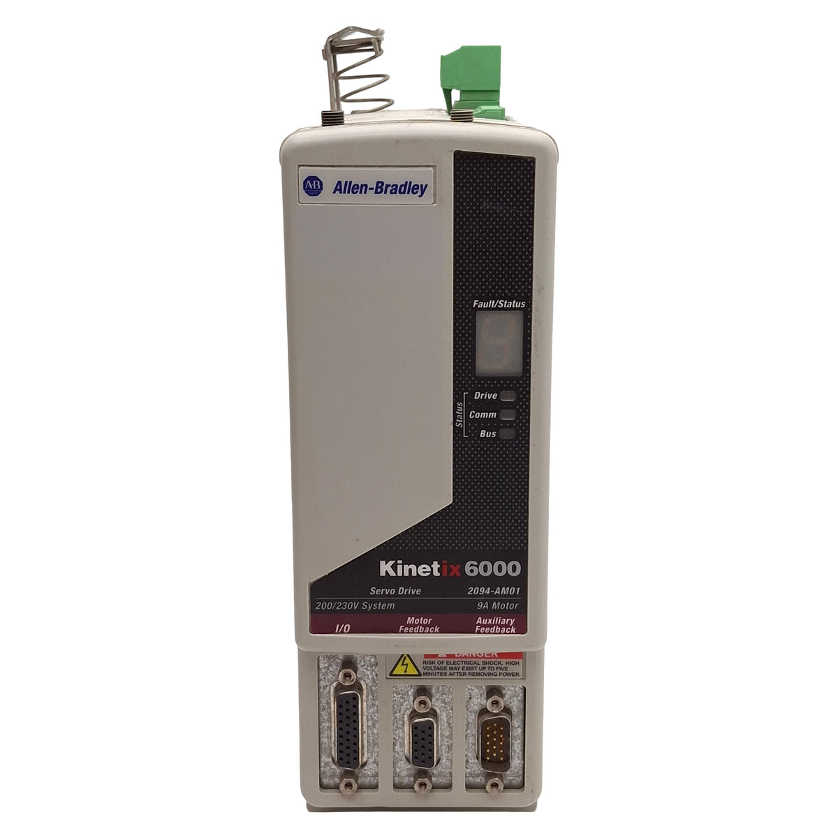 Used Allen Bradley 2094-AM01 Kinetix 6000 9A Axis Module, 1.9kW, 3Ø 0-230VAC 0-400Hz