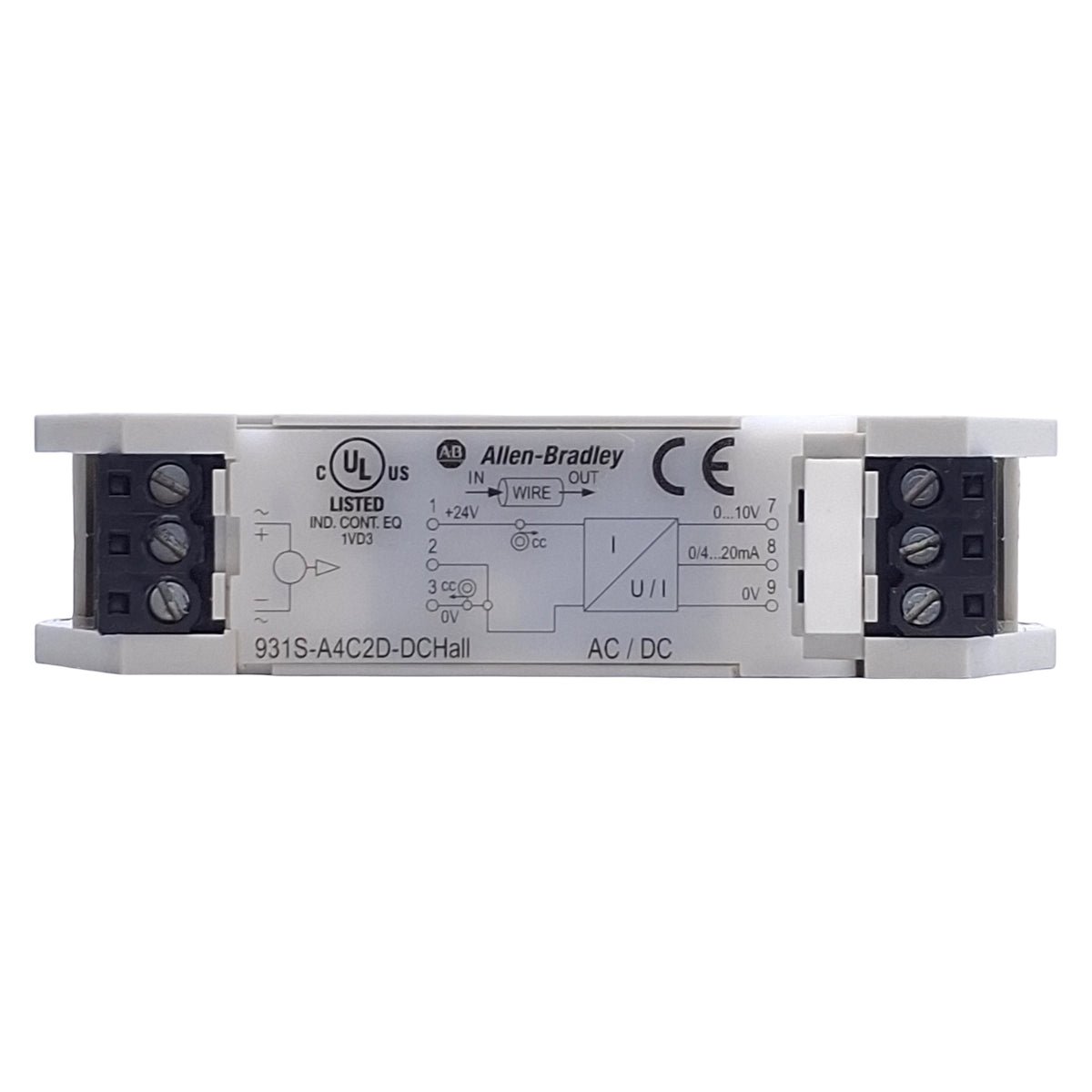 Used Allen Bradley 931S-A4C2D-DCHALL Signal Conditioner 0-30A to 0/4-20mA & 0-10VDC
