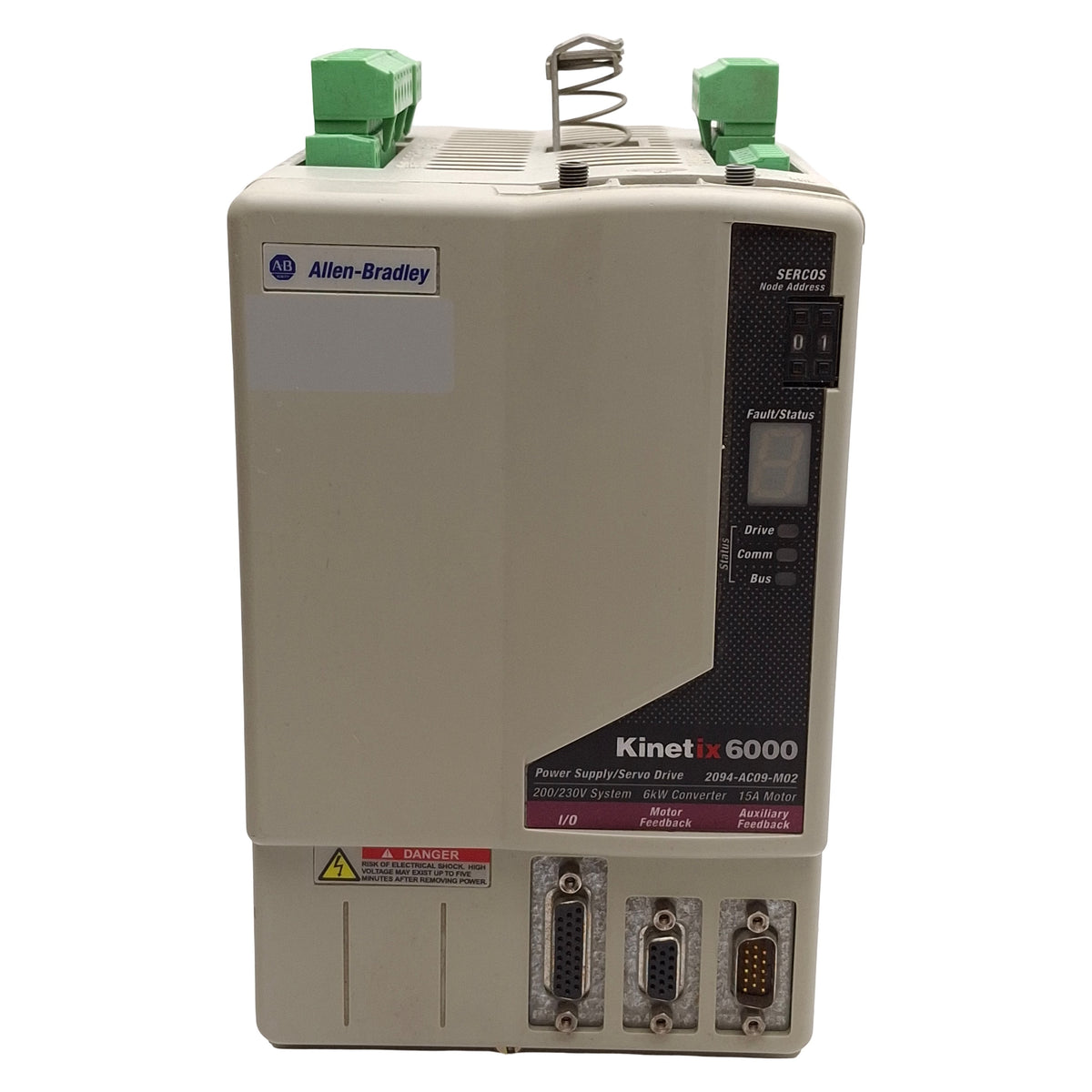 Used Allen Bradley 2094-AC09-M02 Kinetix 6000 Power Supply / Servo Drive 6kW/15A
