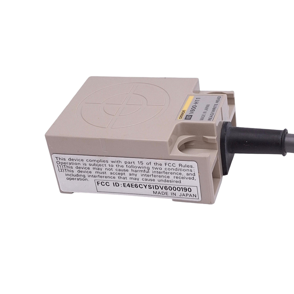 New – Open box Omron V600-H11 RFID Read/Write Head for V600 ID, 530kHz, 2m Cable 12-Pin