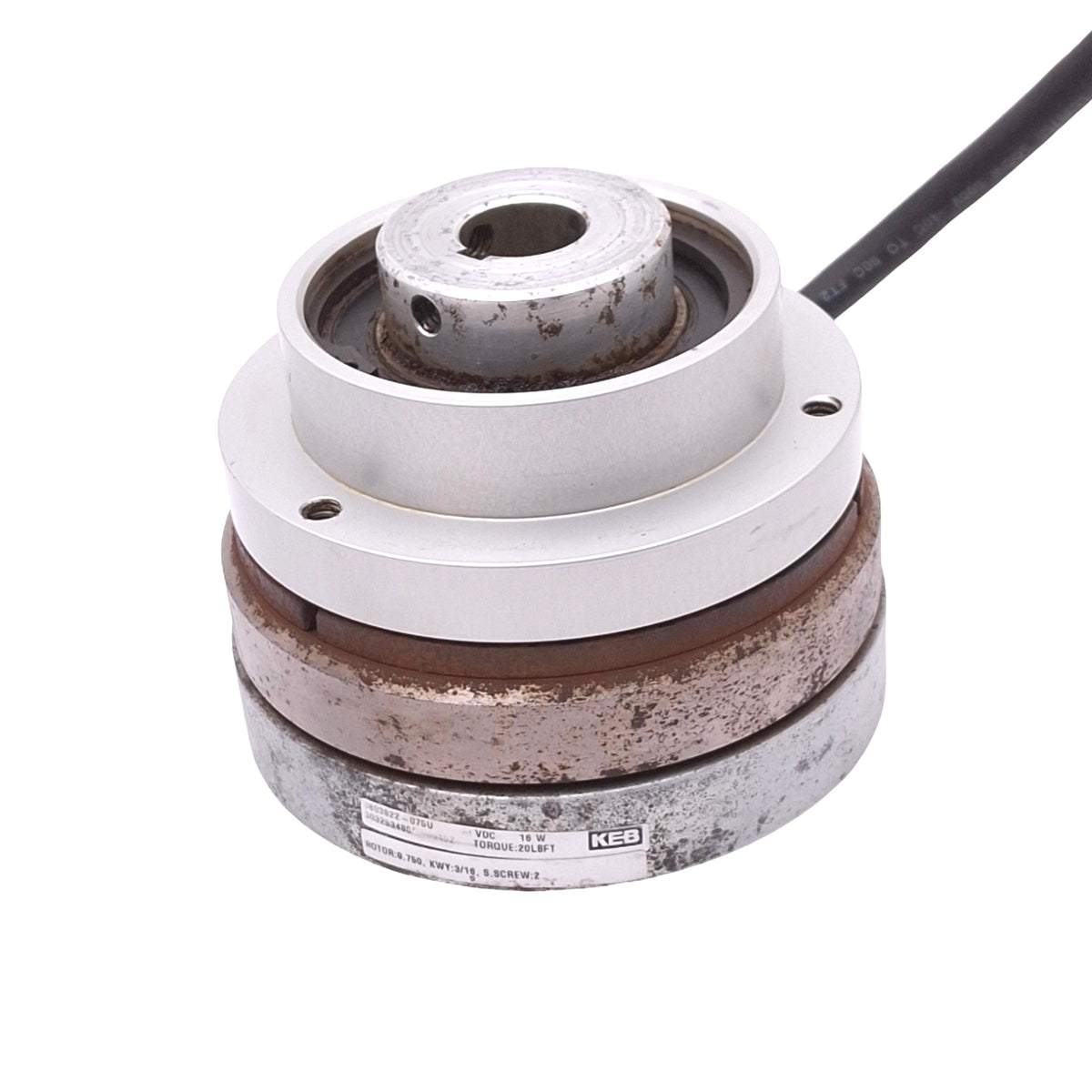 Used KEB 0803300-090U 0803822-075U Rotary Magnetic Clutch Assembly, 27Nm 90VDC