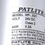 Used Patlite MP-02C MP-102C Signal Tower Light, Amber 26.6mA, 24VDC, 4-Pin M12, 11" H