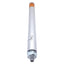 Used Patlite MP-02C MP-102C Signal Tower Light, Amber 26.6mA, 24VDC, 4-Pin M12, 11" H