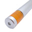 Used Patlite MP-02C MP-102C Signal Tower Light, Amber 26.6mA, 24VDC, 4-Pin M12, 11" H