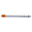Used Patlite MP-02C MP-102C Signal Tower Light, Amber 26.6mA, 24VDC, 4-Pin M12, 11" H