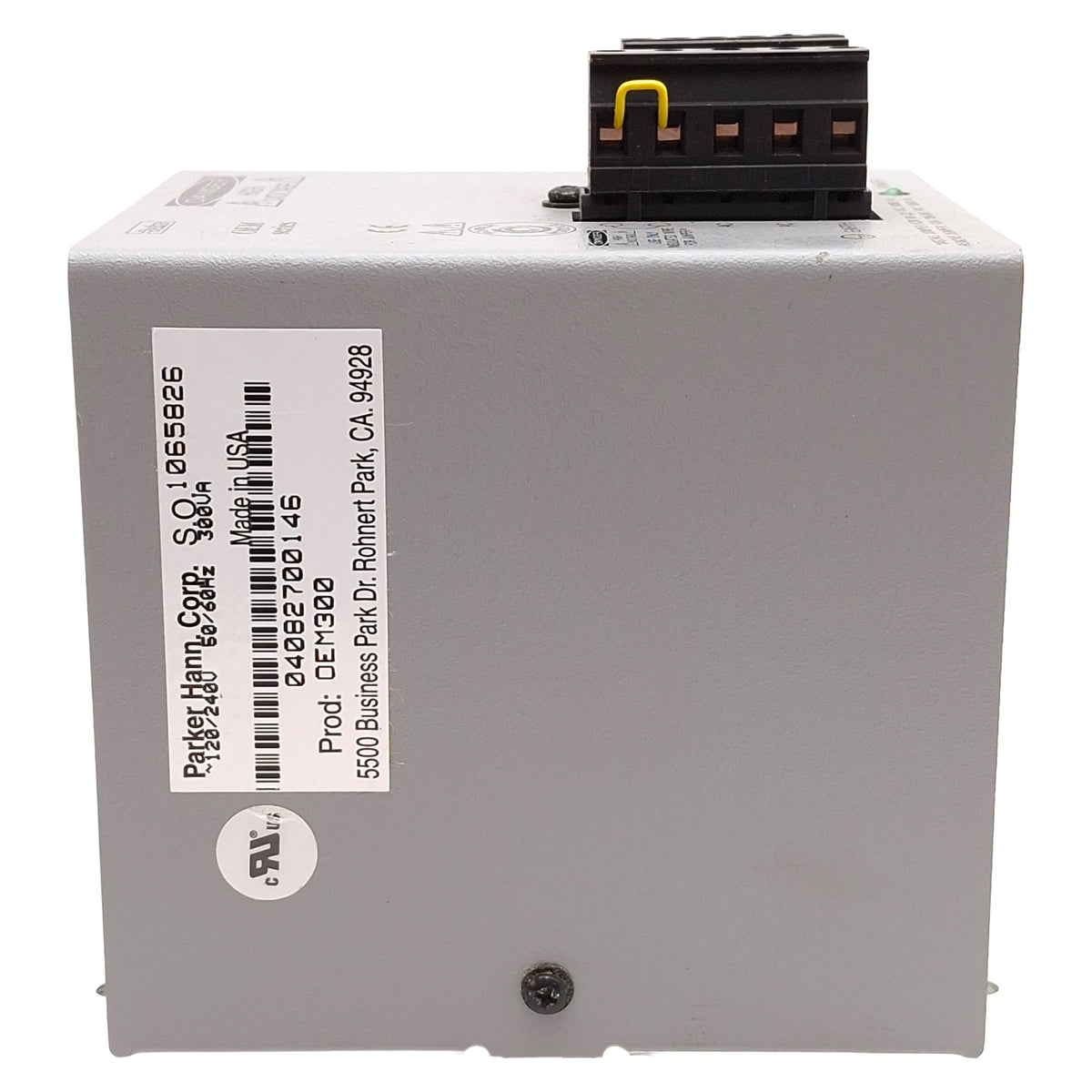 Used Parker OEM300 71-013256-02 Power Module, 120/240VAC Input, 75VDC 2.7A Output