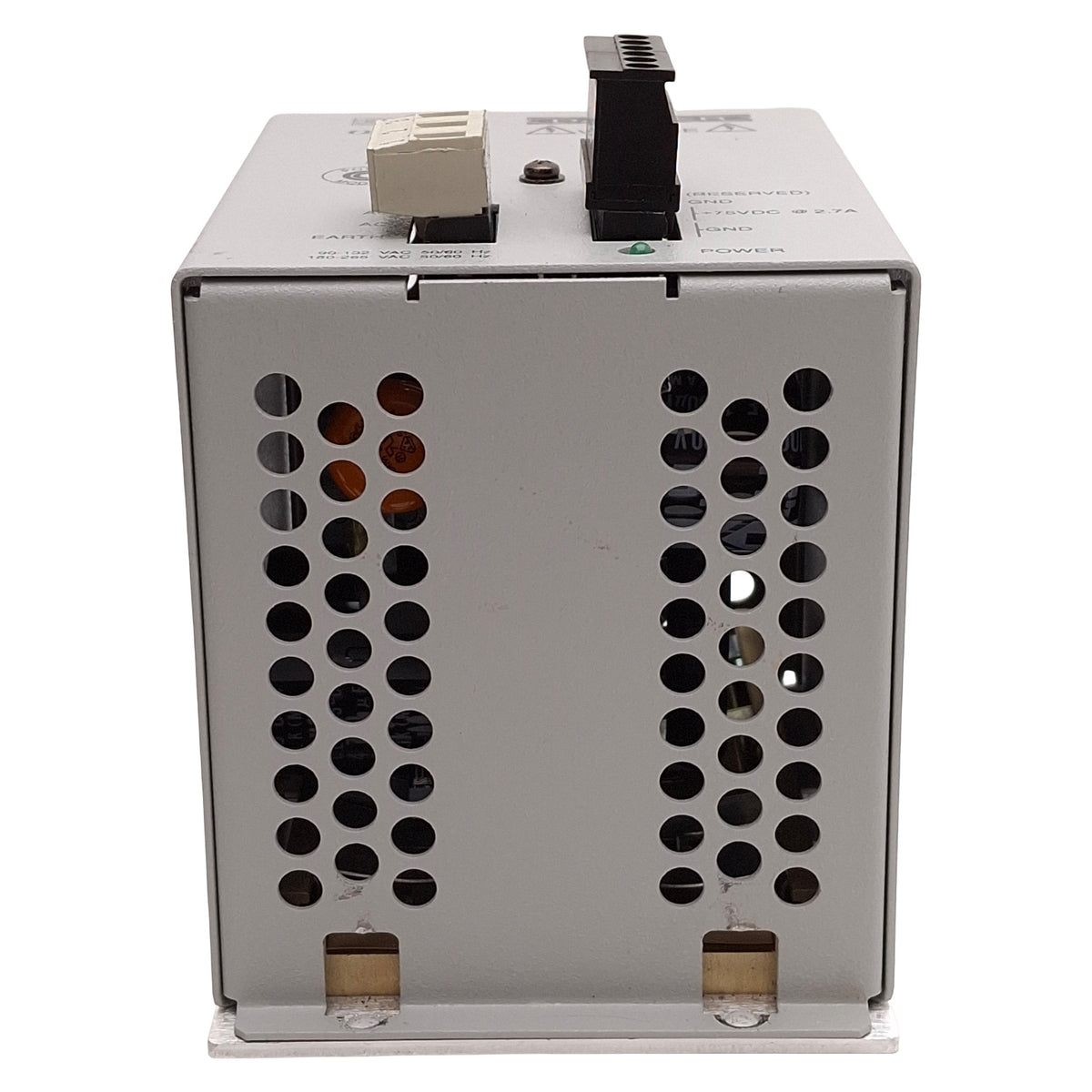 Used Parker OEM300 71-013256-01 Power Supply, 120/240VAC Input, 75VDC 2.7A Output