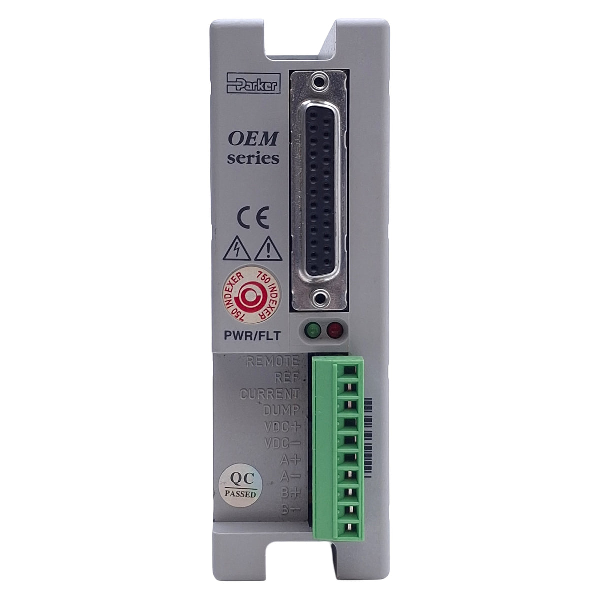 Used Parker OEM750X-M2 Compumotor Stepper Drive/Indexer, 2-Phase .15-7.5A 24-75VDC 2A