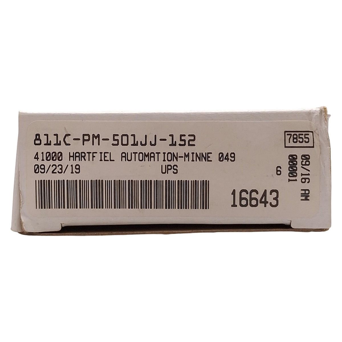 New Mac 811C-PM-501JJ-152 Solenoid Valve, 5/2-Way, 150psi, 1/4in NPTF, 24VDC Coil
