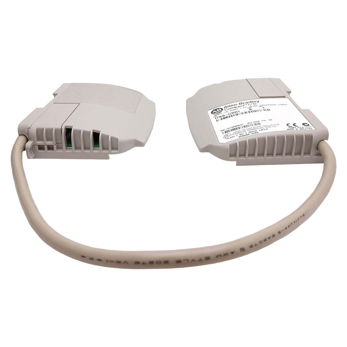 Used Allen Bradley 1769-CRR1 Rev A Compact I/O Right-to-Right Expansion Cable, 0.3m