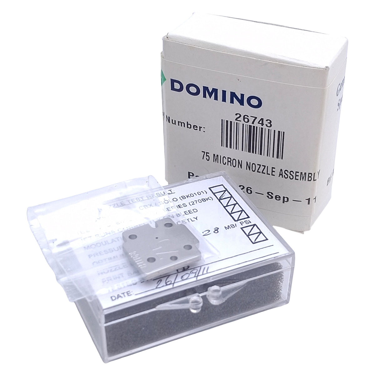 New Domino 26743 Precision Nozzle Plate For A-Series Printers, 75um Aperture
