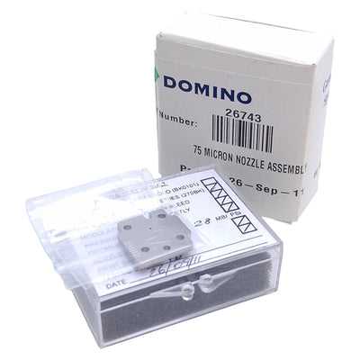 New Domino 26743 Precision Nozzle Plate For A-Series Printers, 75um Aperture
