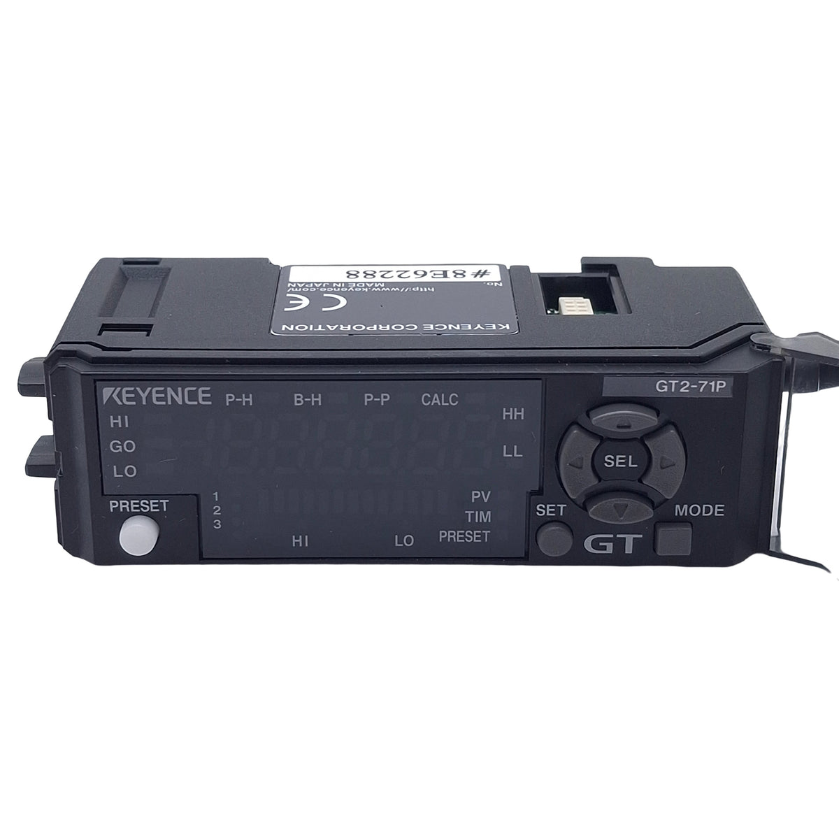 New Keyence GT2-71P Digital Contact Sensor Amplifier Unit, PNP, 10-30VDC, DIN Rail