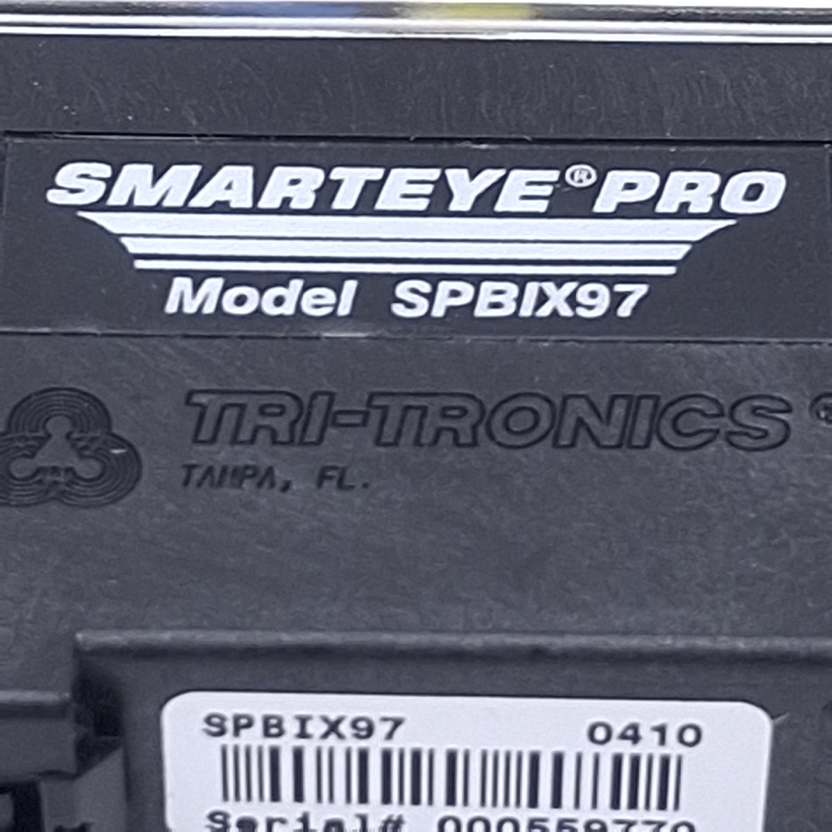 Used Tri-Tronics SPBIX97 Smarteye PRO Fiber Optic Amplifier, PNP/NPN, 10-30VDC, 25ft