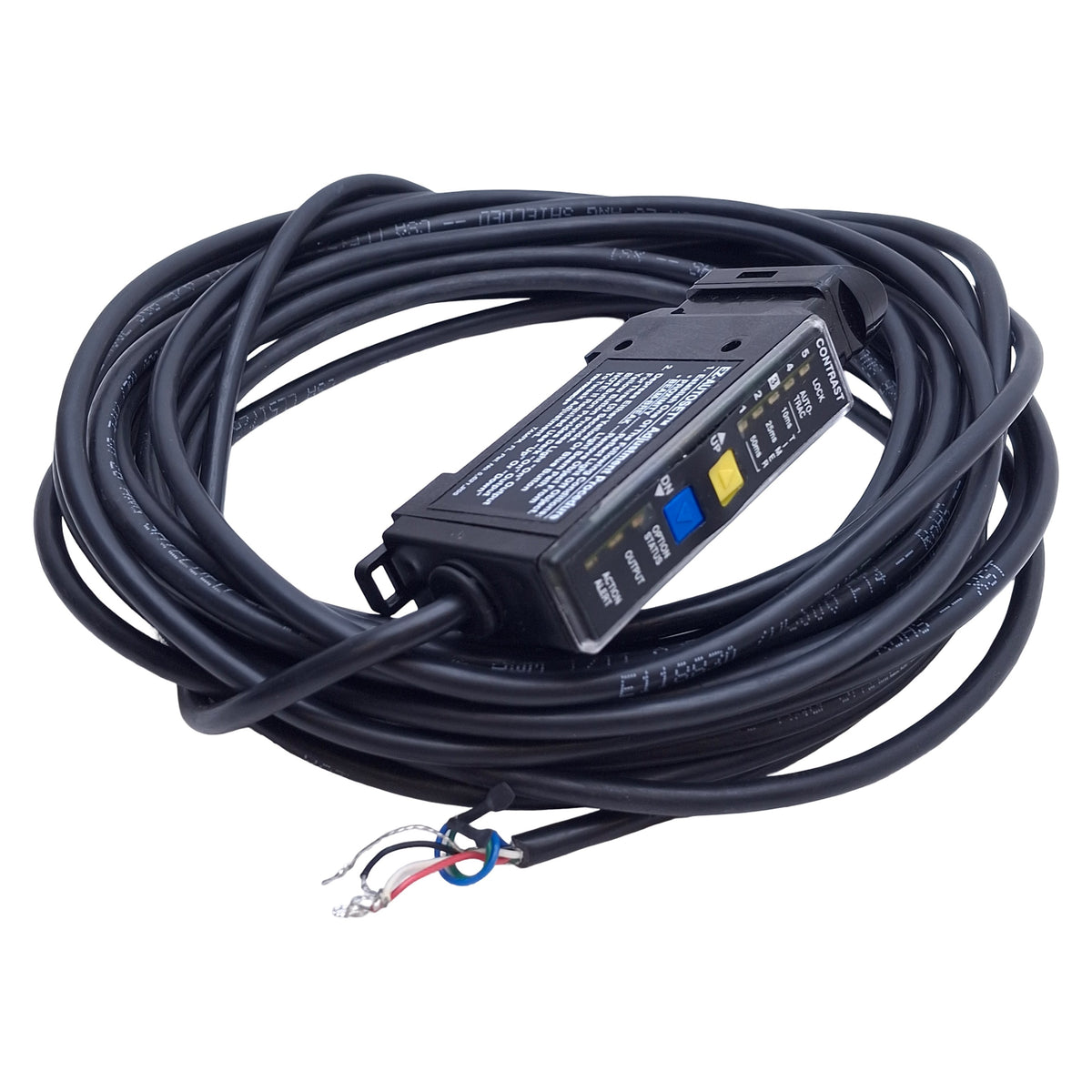 Used Tri-Tronics SPBIX97 Smarteye PRO Fiber Optic Amplifier, PNP/NPN, 10-30VDC, 25ft