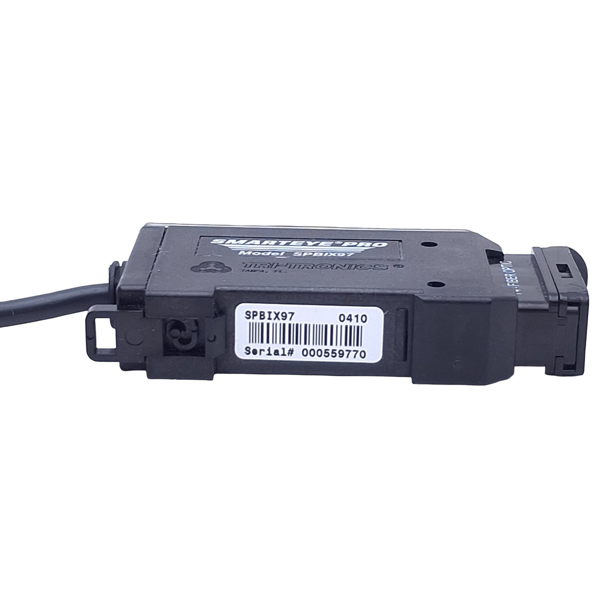Used Tri-Tronics SPBIX97 Smarteye PRO Fiber Optic Amplifier, PNP/NPN, 10-30VDC, 25ft