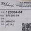New W.E. Anderson SFI-300-3/4 Double-Window Sight Flow Indicator, 3/4in NPT, 125psi