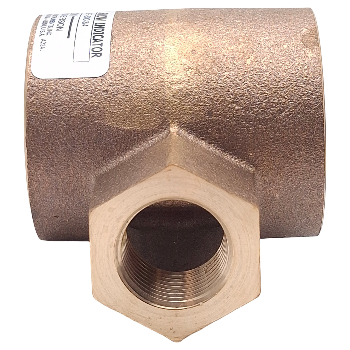 New W.E. Anderson SFI-300-3/4 Double-Window Sight Flow Indicator, 3/4in NPT, 125psi