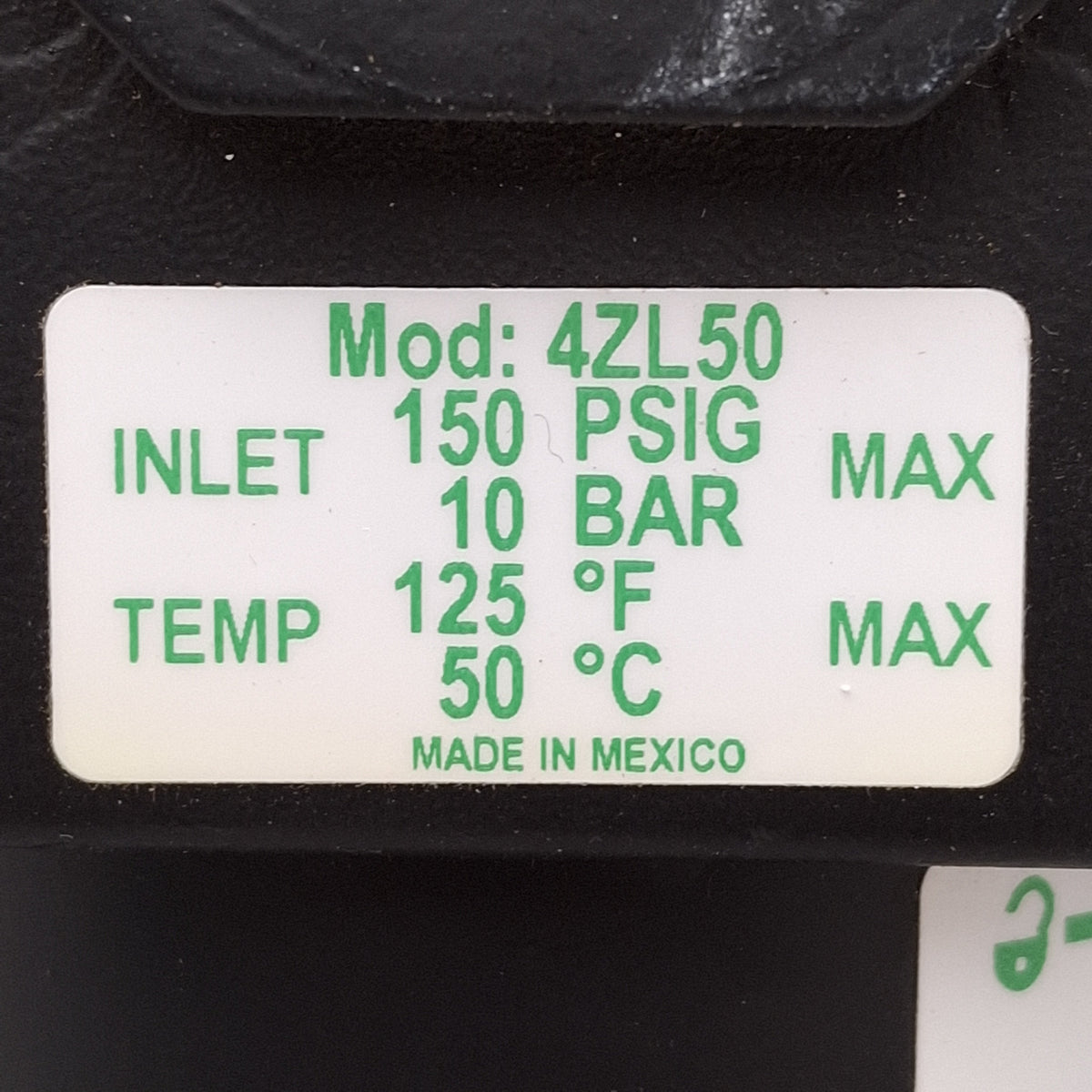Used Dayton 4ZL50 Speedaire Compressed Air Filter, 5µm, 140cfm, 150psig, 1/2in NPT
