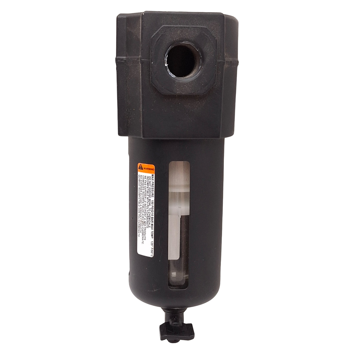 Used Dayton 4ZL50 Speedaire Compressed Air Filter, 5µm, 140cfm, 150psig, 1/2in NPT