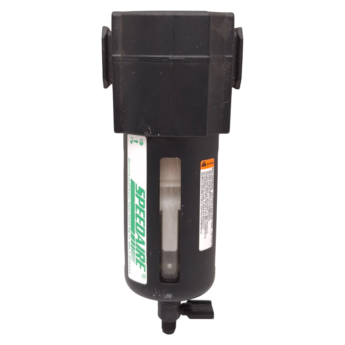 Used Dayton 4ZL50 Speedaire Compressed Air Filter, 5µm, 140cfm, 150psig, 1/2in NPT