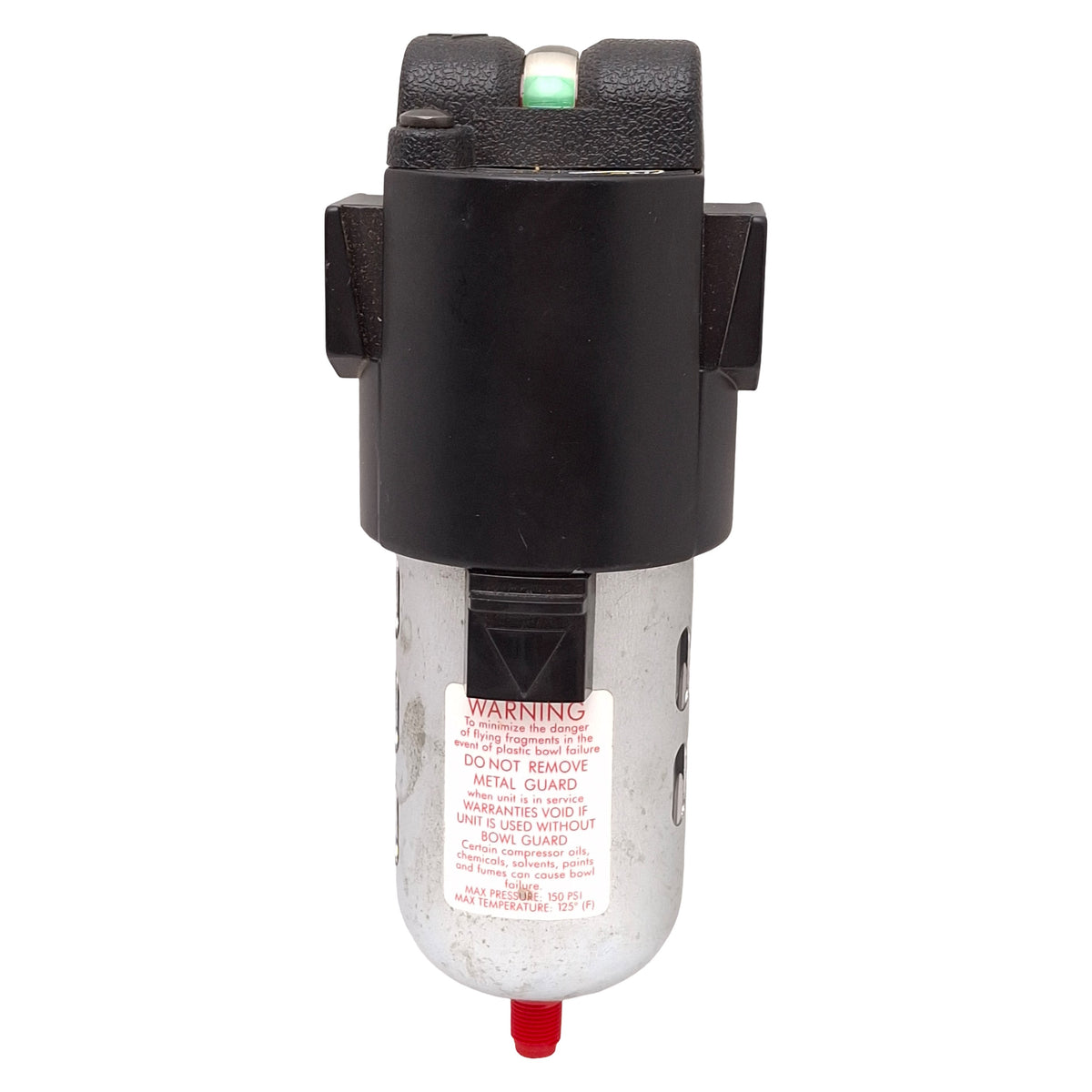 Used Wilkerson M16-03-F00 Coalescing Filter, 0.01µm, 150psig, 44.7scfm, 3/8in NPT
