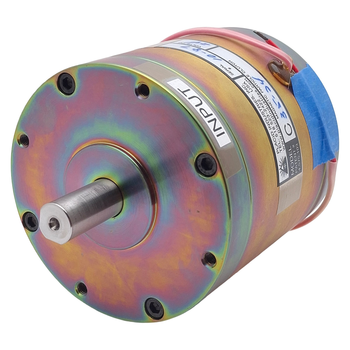 New Placid C35-24 Magnetic Particle Clutch, 24VDC, ø1/2in Shaft, 1-35lb-in, 1000RPM