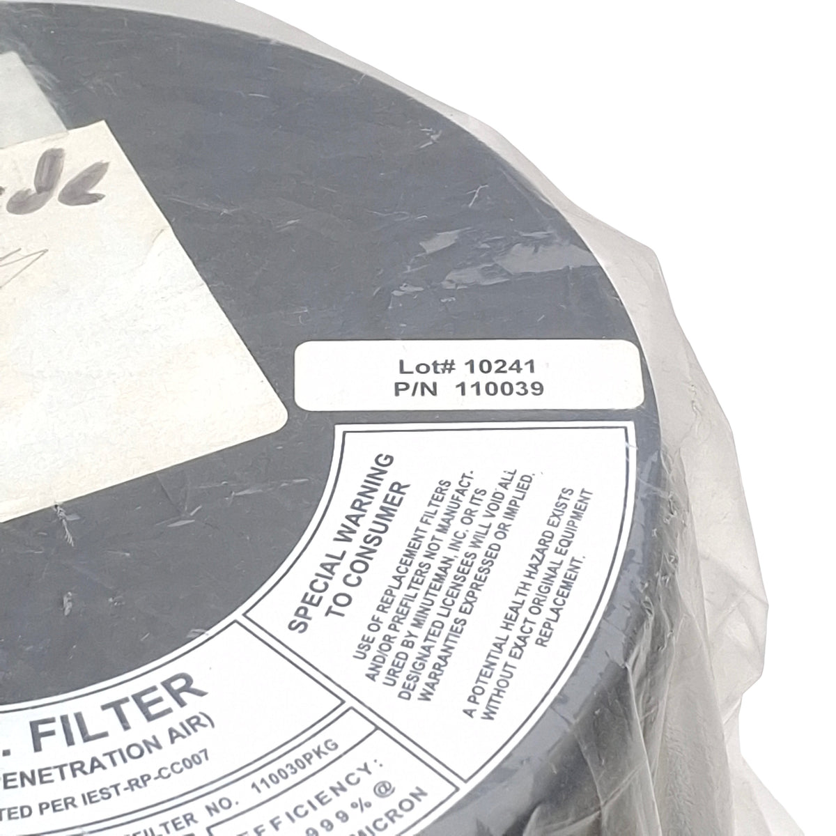 New – Open box Minuteman 110039 Genuine Replacement ULPA Filter For Minuteman X-839/1000 Vacuum