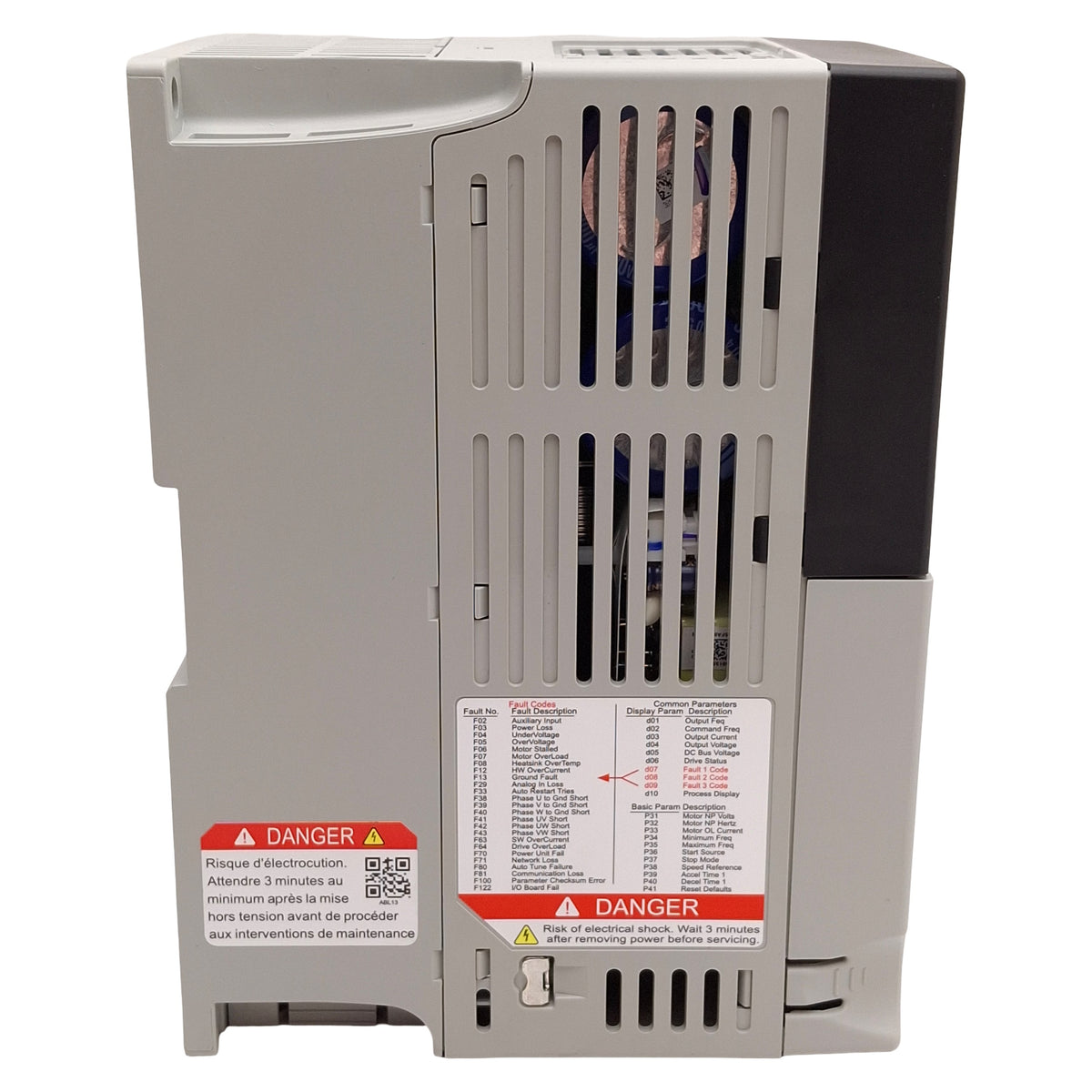 New – Open box Allen Bradley 22B-D010N104 PowerFlex 40 AC Drive, 4.0kW/5.0HP, 3Ø 460VAC 10.5A
