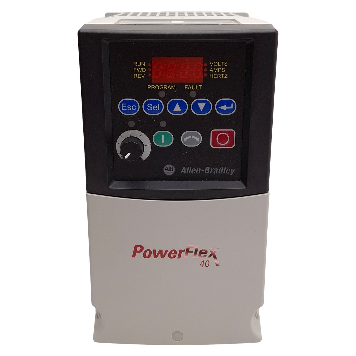 New – Open box Allen Bradley 22B-D010N104 PowerFlex 40 AC Drive, 4.0kW/5.0HP, 3Ø 460VAC 10.5A
