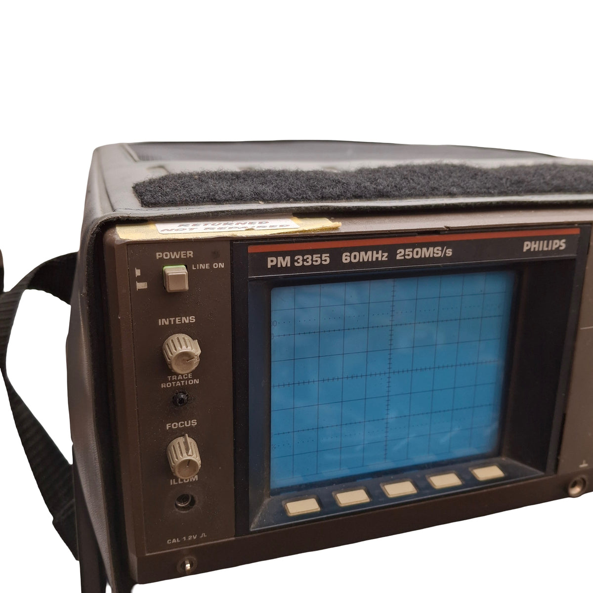 Used Philips PM3355/40 Combi-Oscilloscope 60MHz , 2-Channel, 8-Bit Resolution, 120VAC