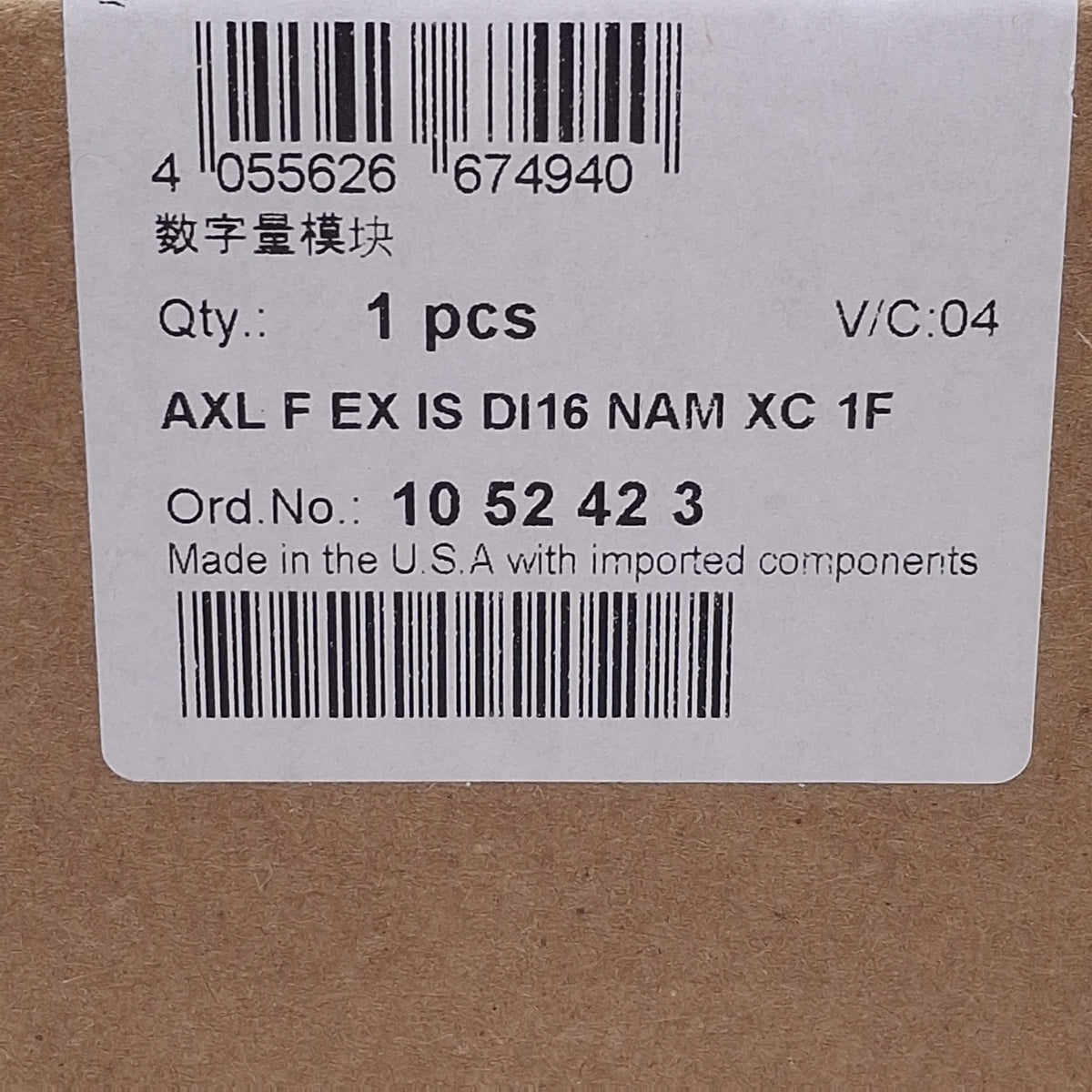 New Phoenix Contact AXL F EX IS DI16 NAM XC 1F Axoline F Digital Input Module 24VDC