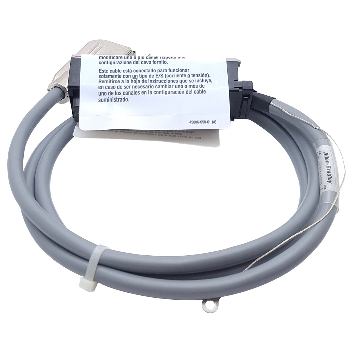 New Allen Bradley 1492-ACABLE015UB Analog Cable, 25-Pin D-Shell to 1756-TBCH, 1.5m