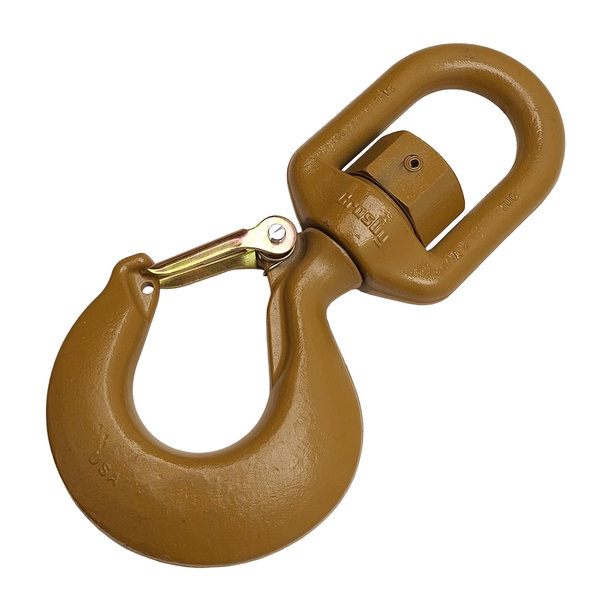 Used Crosby L-322AN 1048889 Heavy Duty Alloy Swivel Hook, 22t WLL, Frame Size N