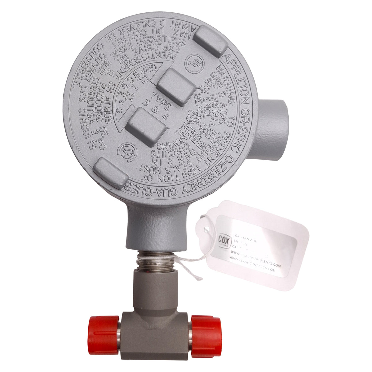 New Badger Cox DX-08AN-W-B Exact Dual Rotor Flow Meter w/ Flow Summing Amplifier