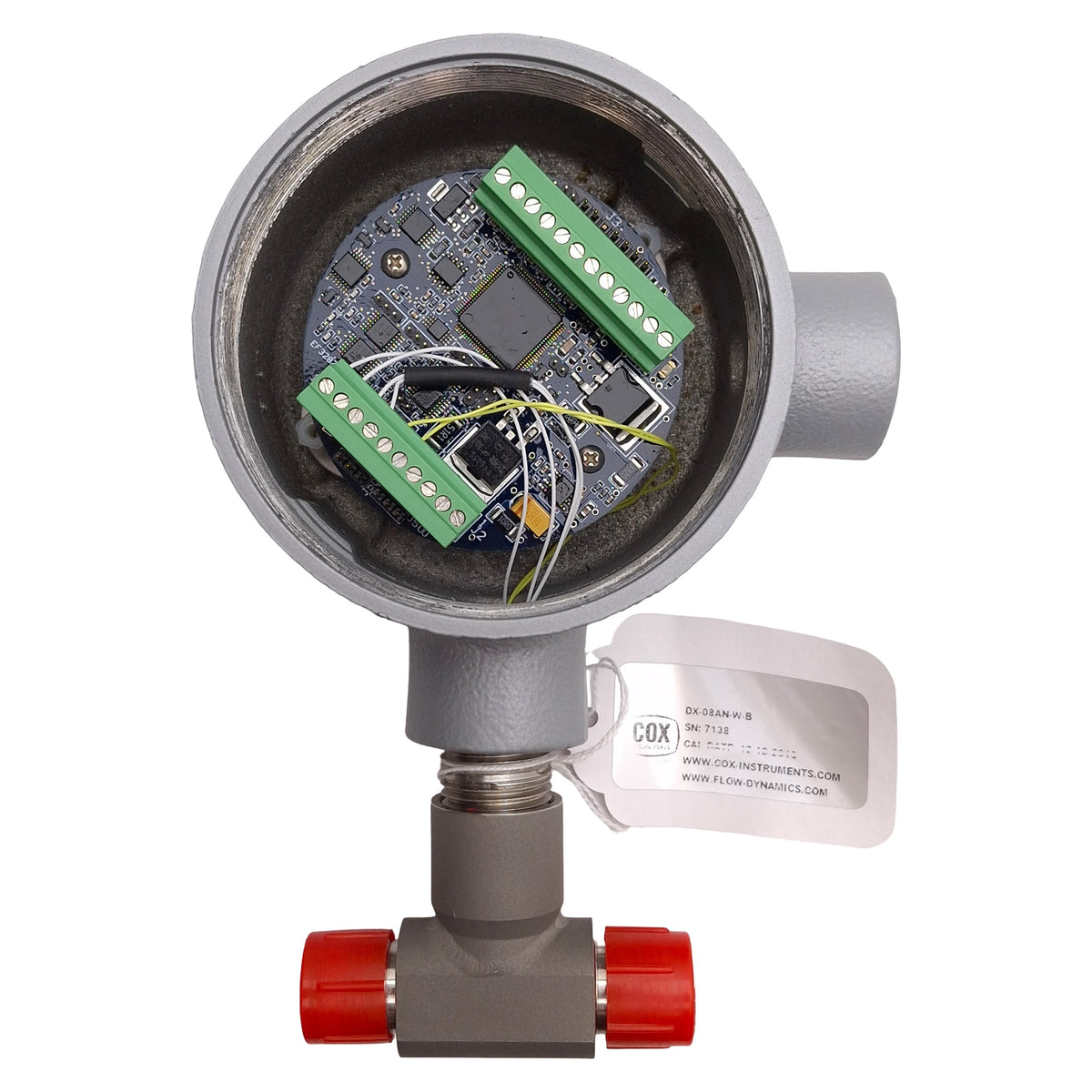 New Badger Cox DX-08AN-W-B Exact Dual Rotor Flow Meter w/ Flow Summing Amplifier