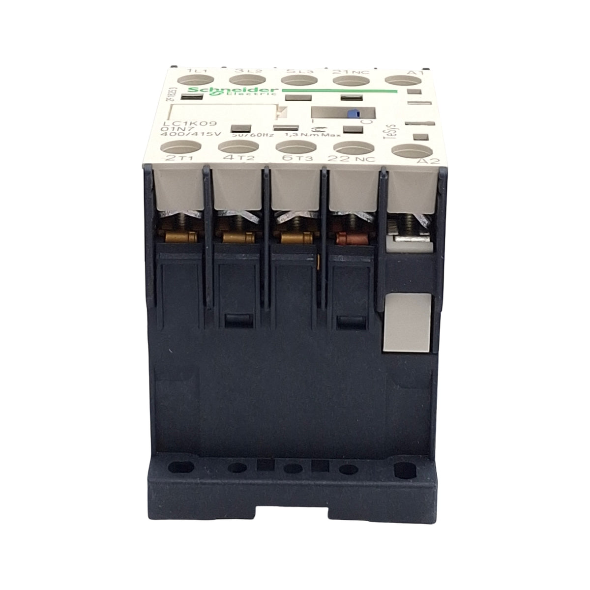 New Schneider Electric LC1K0901N7 Mini Contactor, 3P+1NC, 9A Contact, 400/415V Coil