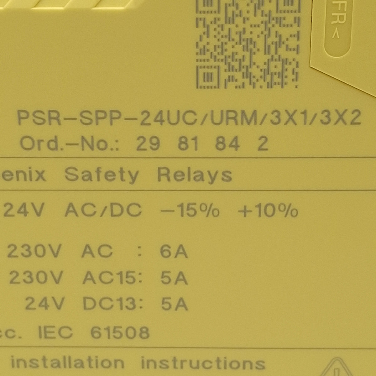 New Phoenix Contact PSR-SPP-24UC/URM/3X1/3X2 Coupling Relay, 3NO/NC, 24VAC/DC In